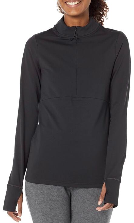 Prana Tops - prAna Womens Ice Flow 1/2 Zip Jacket Black Size M Outdoor Sports